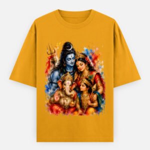 Shiv Parivar Unisex Oversized Classic T-Shirt