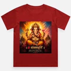 Ganapati Bappa Girl’s Crew Neck T-Shirt
