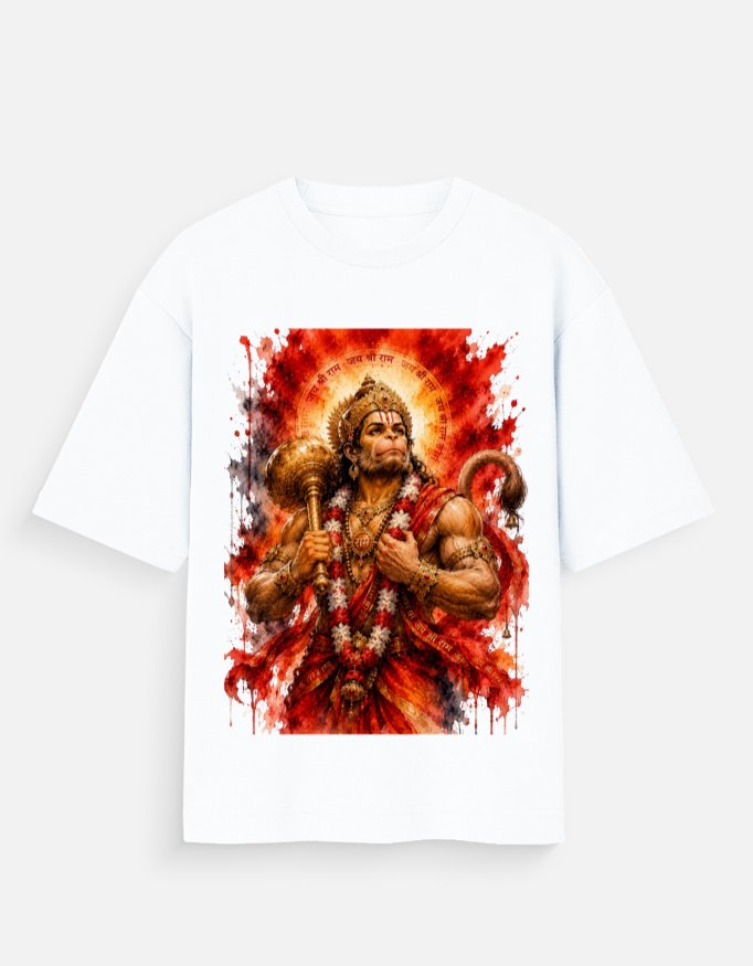 Jay Bajrangbali Unisex Oversized Standard T-Shirt