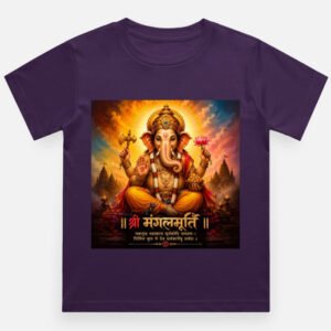 Ganapati Bappa Boy’s Crew Neck T-Shirt