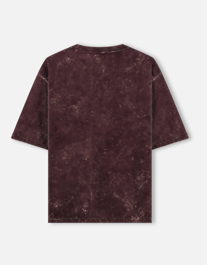 Maa kali Unisex Acid Washed Oversized Tee - Image 2