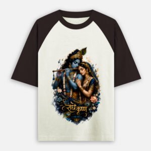 radha krishna Unisex Oversized raglan