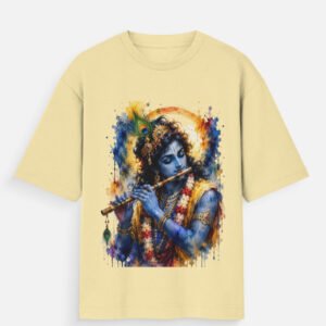 Shree Krishna Unisex Oversized Standard T-Shirt