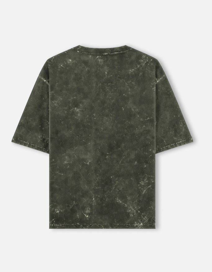 Maa kali Unisex Acid Washed Oversized Tee - Image 3